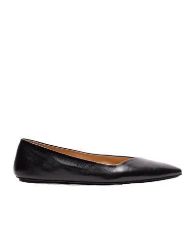 Marsèll Pointed Ballet Shoes In Black