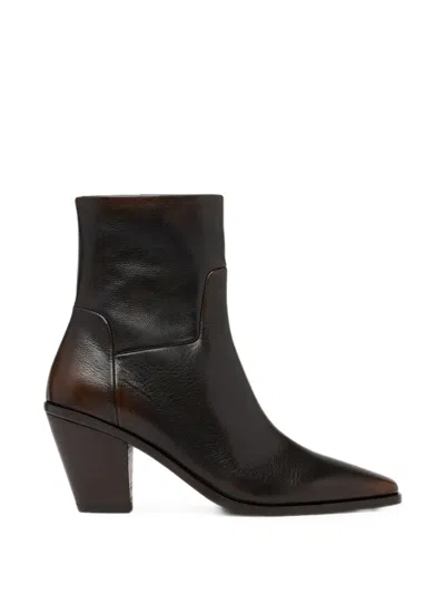 Marsèll Pointed-toe Leather Boots In Multi