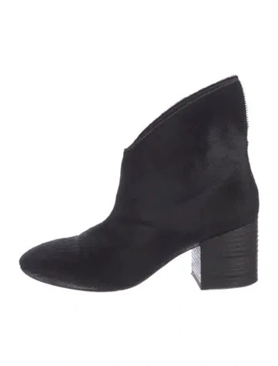 Pre-owned Marsèll Ponyhair Boots In Black