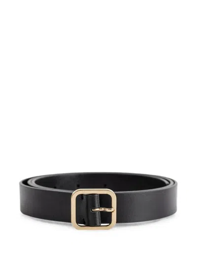 Marsèll Quadra Leather Belt In Black