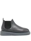 Marsèll Round Toe Ankle Boots In 灰色