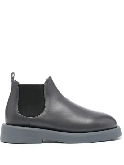 Marsèll Round Toe Ankle Boots In 灰色
