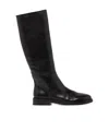 Marsèll Knee-high Leather Boots In Black