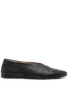 Marsèll Coltellaccio Round-headed Ballet Shoes In Black