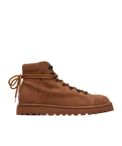Marsèll Lace-up Leather Boots In Brown