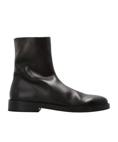 Marsèll Zip-fastening Leather Ankle Boots In Brown