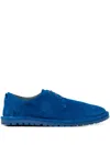 Marsèll Sancrispa Alta Pomice Lace-up Suede Derby Shoes In Blue