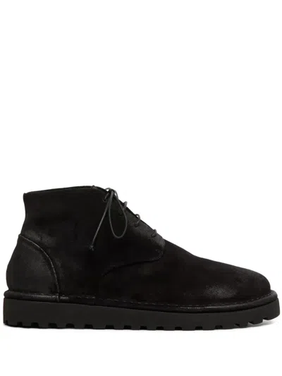 Marsèll Suede Ankle Boots In Black