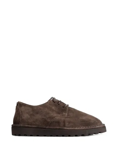 Marsèll Sancrispa Lace-up Suede Derby Shoes In Animal Print