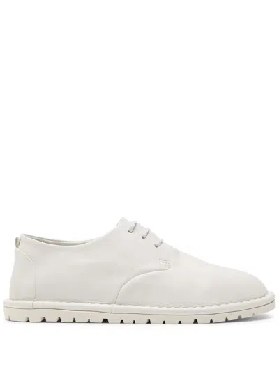 Marsèll Sancrispa Leather Derby Shoes In White
