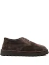 Marsèll Sancrispa Suede Derby Shoes In Brown