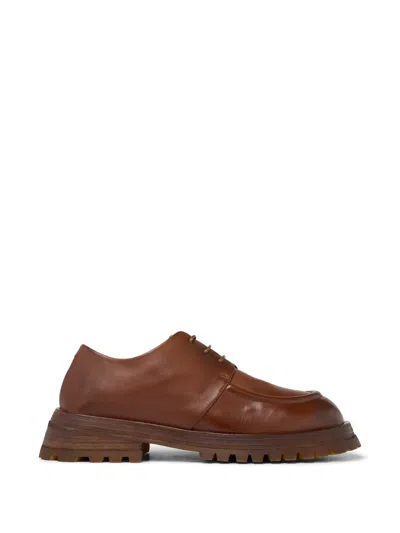 Marsèll Scalarmato Lug-sole Derby Shoes In Brown