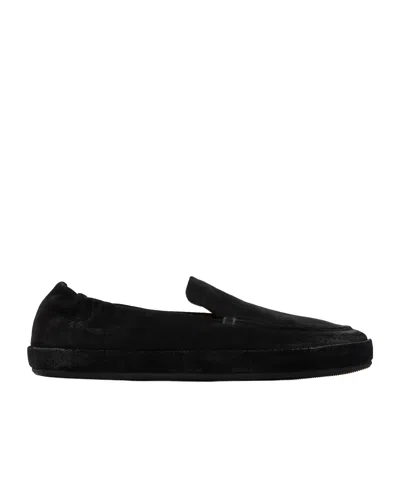 Marsèll Scatopelle Suede Loafers In Black
