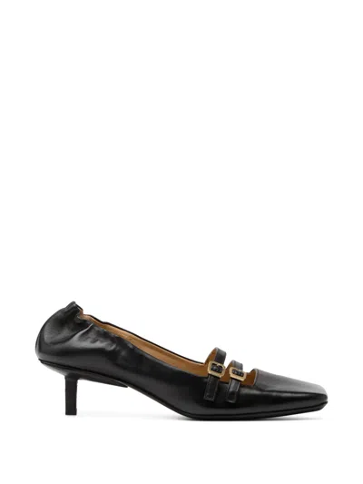 Marsèll Schiacciata Square-toe Pumps In Black