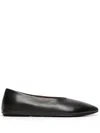 Marsèll Brown Coltellaccio Ballerina Flats In Black