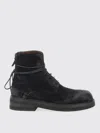 Marsèll Wrap Ankle Round Toe Textured Boots In Black