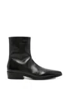 Marsèll Side-zip Leather Ankle Boots In Multi