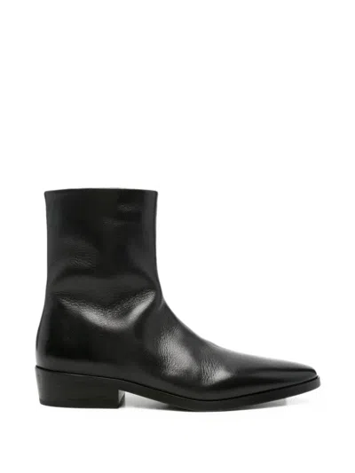 Marsèll Side-zip Leather Ankle Boots In Multi