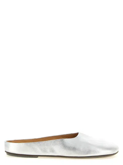 Marsèll Silver Solid Bama Mules