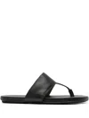 Marsèll Black Spanciata Flat Sandals In Black