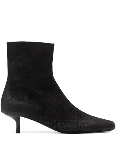 Marsèll Spazzola Square-toe Ankle Boots In Black
