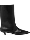 Marsèll Spino Pointed-toe Leather Boots In Black
