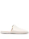 Marsèll Square-shape Leather Mules In Neutrals
