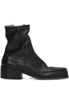 Marsèll Square-toe Boots In Black