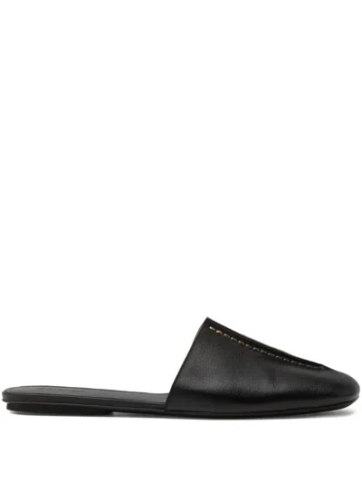 Marsèll Square-toe Mules In Black