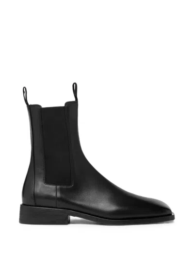 Marsèll Square-toe Chelsea Boots In Black