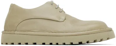 Marsèll Ssense Exclusive Green Gomme Pallottola Pomice Derbys In 721 Sage