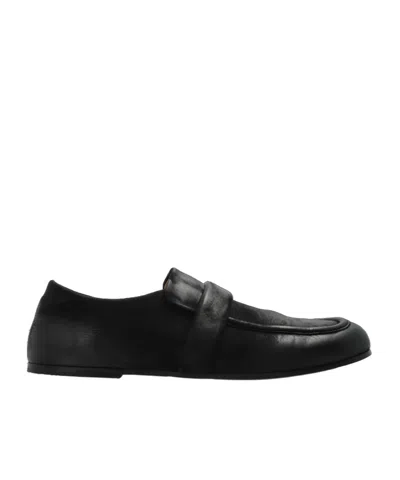 Marsèll Steccoblocco Almond Toe Loafers In Black