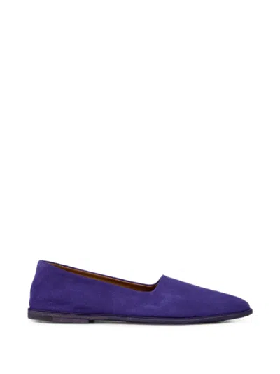 Marsèll Stesa Suede Slip-on Loafers In Purple