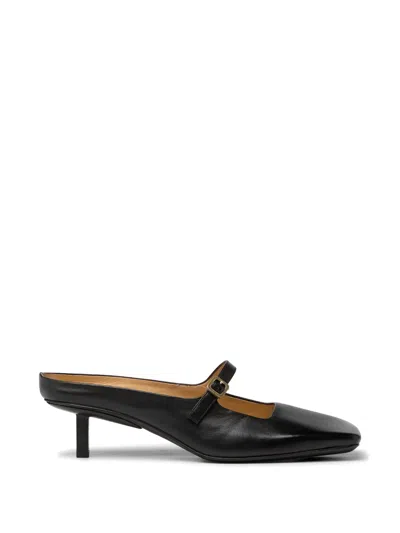 Marsèll Strap Schiacciata Mules In Black