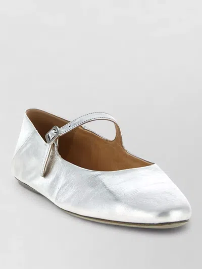 Marsèll Strascico Ballet Flats Metallic Round Toe