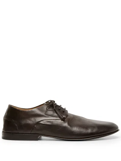 Marsèll Stucco Leather Derby Shoes In Brown