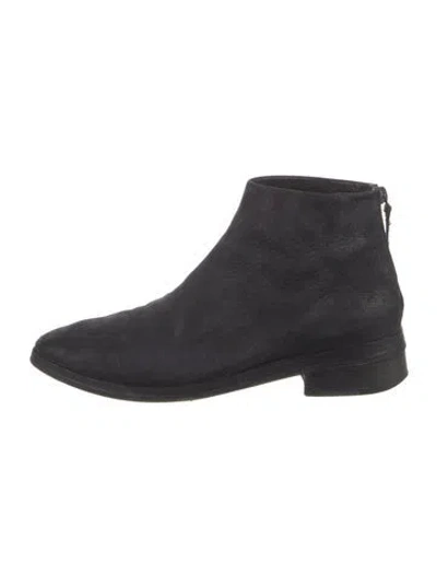 Pre-owned Marsèll Suede Boots In Black