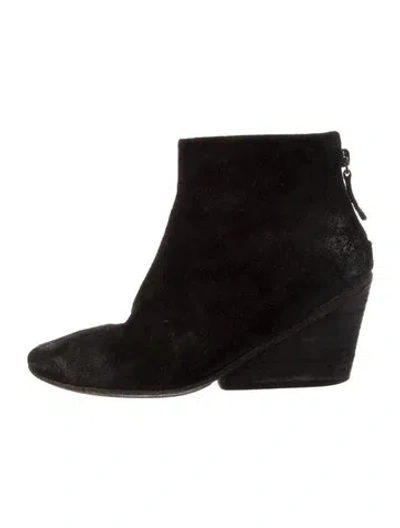 Pre-owned Marsèll Suede Boots In Black