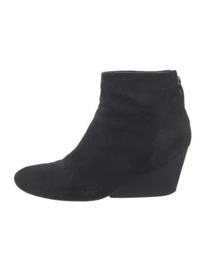 Pre-owned Marsèll Suede Boots In Black