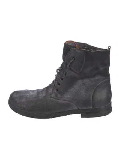 Pre-owned Marsèll Suede Boots In Black