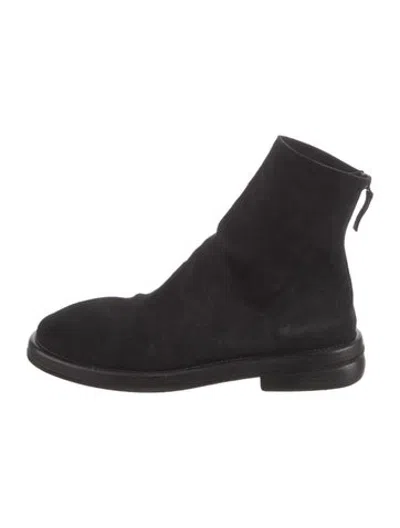 Pre-owned Marsèll Suede Boots In Black