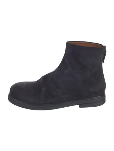 Pre-owned Marsèll Suede Boots In Blue