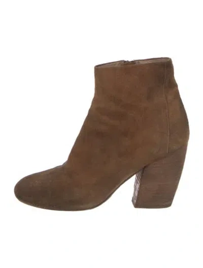 Pre-owned Marsèll Suede Boots In Brown