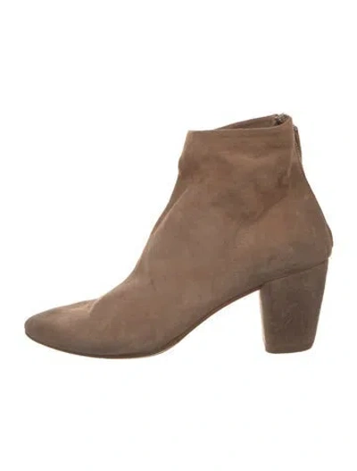 Pre-owned Marsèll Suede Boots In Brown