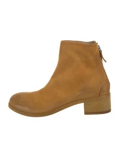 Pre-owned Marsèll Suede Boots In Brown
