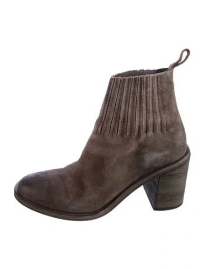 Pre-owned Marsèll Suede Boots In Brown