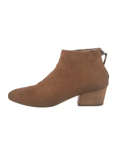 Pre-owned Marsèll Suede Boots In Brown