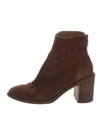 Pre-owned Marsèll Suede Boots In Brown
