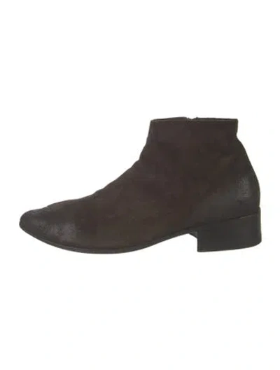 Pre-owned Marsèll Suede Boots In Brown