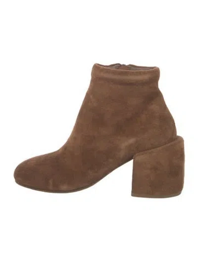 Pre-owned Marsèll Suede Boots In Brown